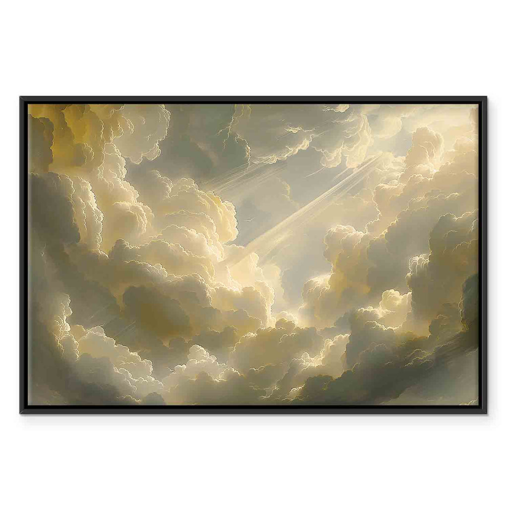 Colorful Cloudscape Contemporary Canvas Print