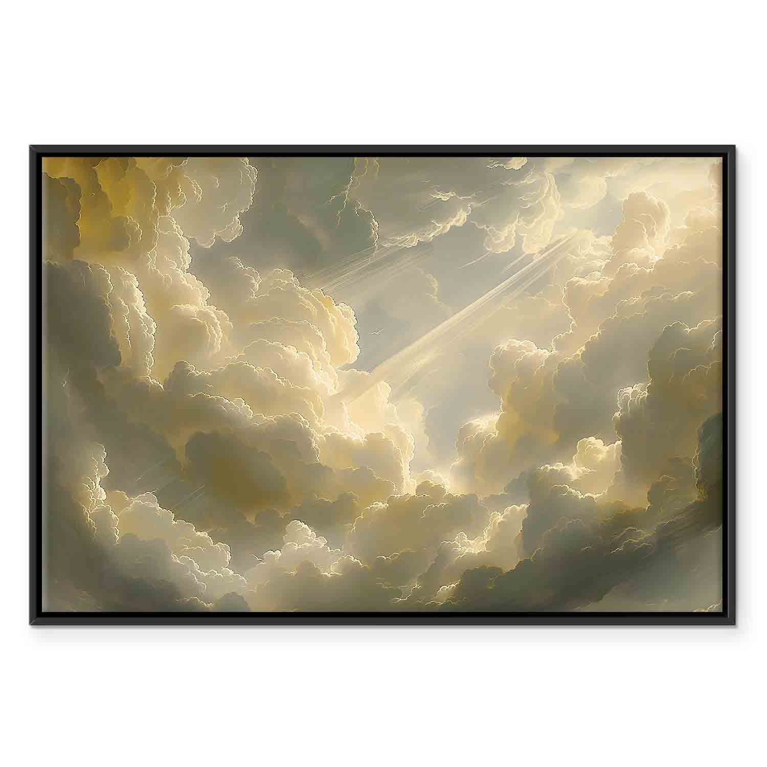 Colorful Cloudscape Contemporary Canvas Print