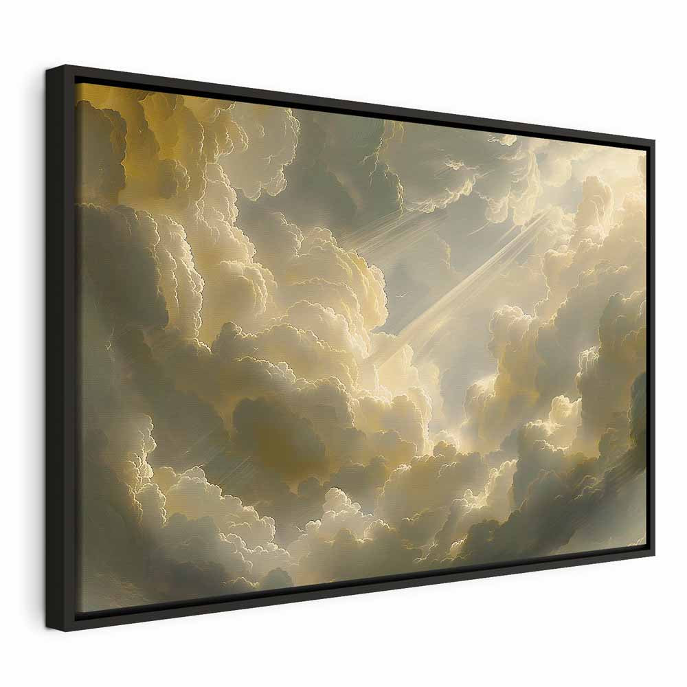 Canvas Print - Enchanting Colors Against Cloud Backdrop