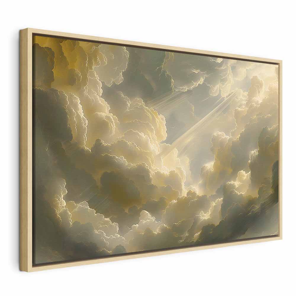 Canvas Print - Enchanting Colors Against Cloud Backdrop