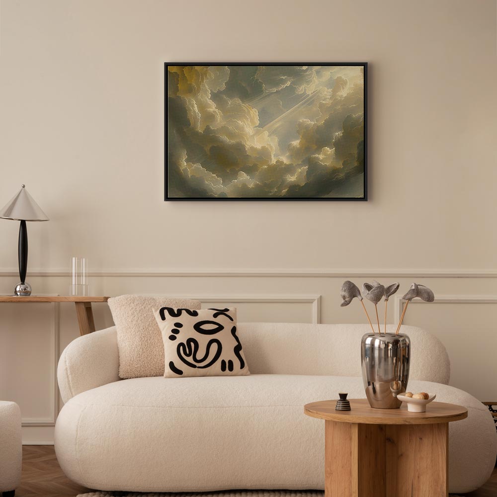 Canvas Print - Enchanting Colors Against Cloud Backdrop