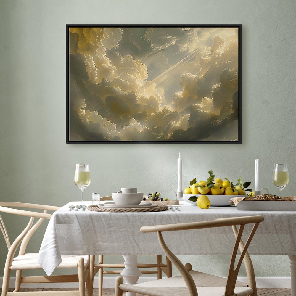 Canvas Print - Enchanting Colors Against Cloud Backdrop