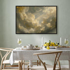 Canvas Print - Enchanting Colors Against Cloud Backdrop