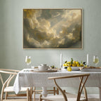 Canvas Print - Enchanting Colors Against Cloud Backdrop