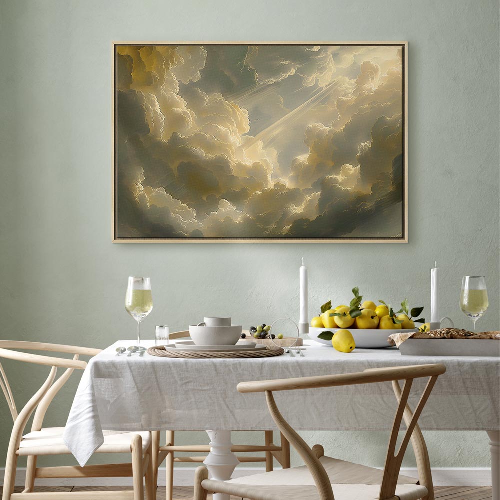 Canvas Print - Enchanting Colors Against Cloud Backdrop