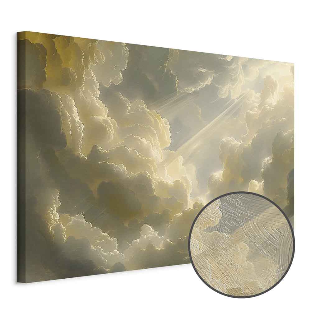Colorful Cloudscape Contemporary Canvas Print
