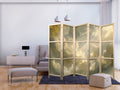 Cloudscape Multicolor 5-Panel Japanese Room Divider