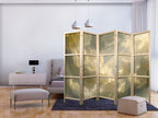 Japanese Room Divider - Enchanting Colors Against a Cloud Backdrop