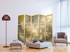 Japanese Room Divider - Enchanting Colors Against a Cloud Backdrop