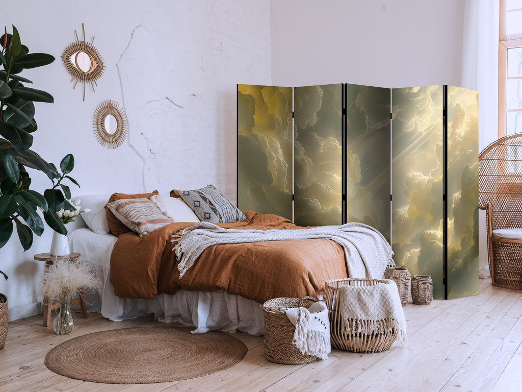 Room Divider - Enchanting Colors Against the Clouds