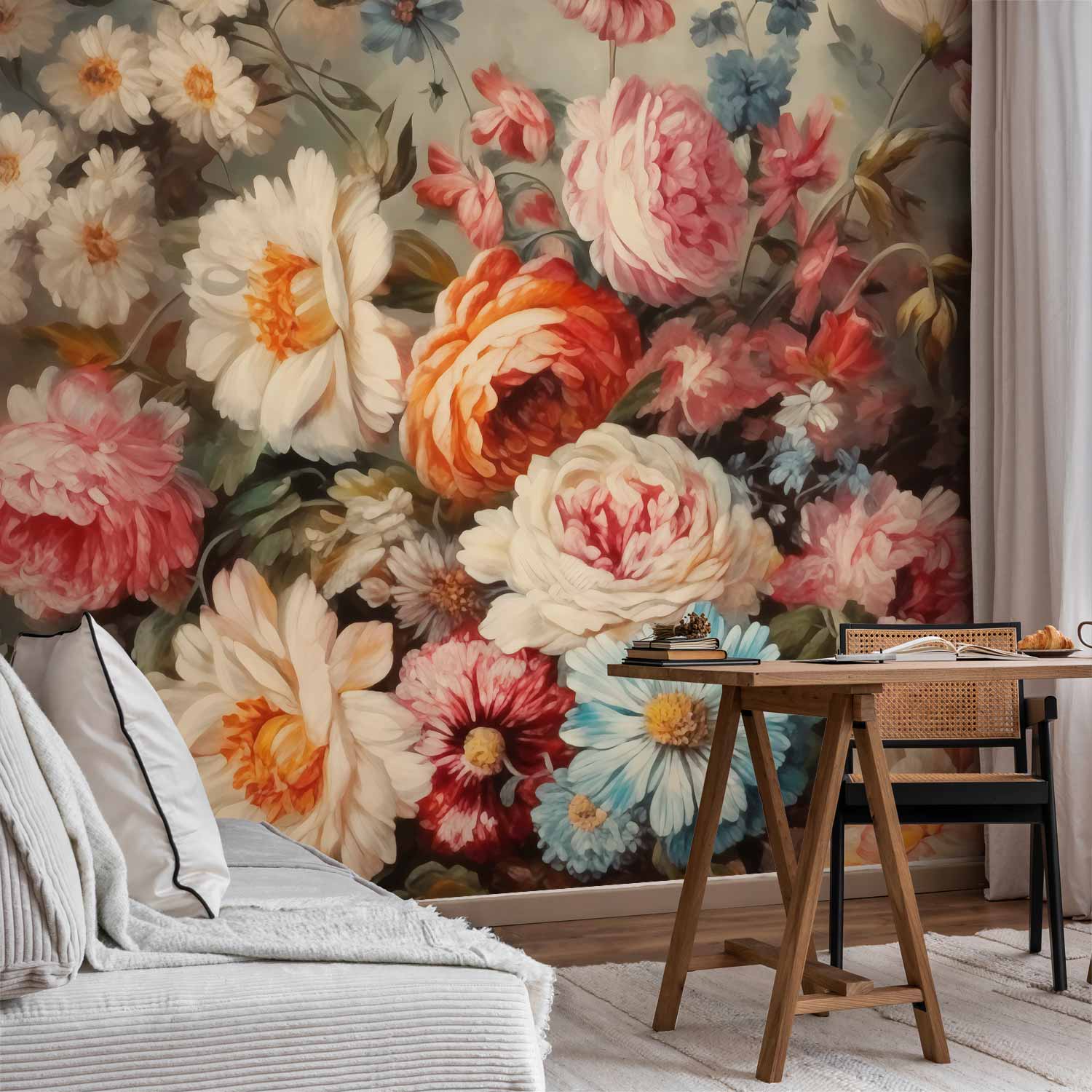 Garden Flower Scent Floral Wall Mural