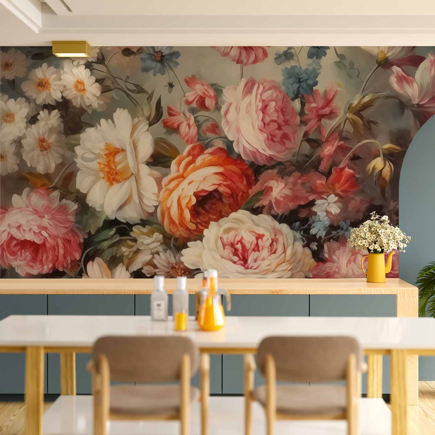 Garden Flower Scent Floral Wall Mural