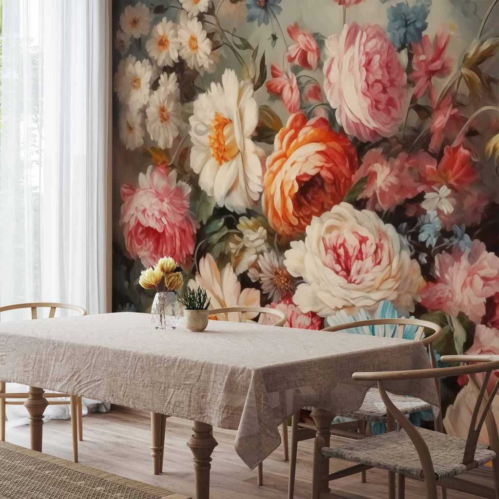 Garden Flower Scent Floral Wall Mural