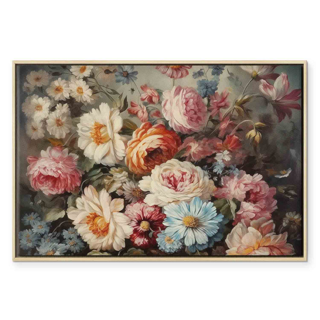 Garden Flower Scent Floral Canvas Print