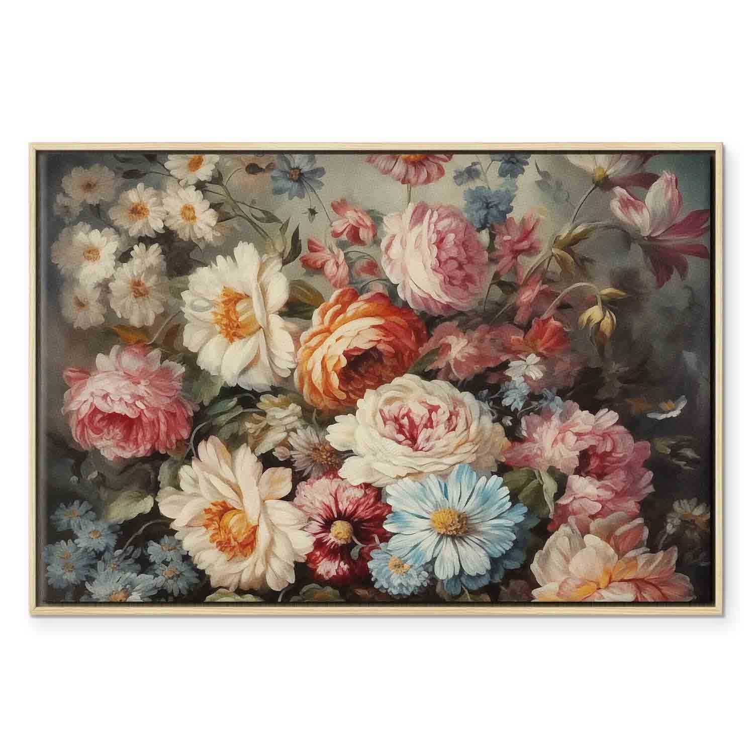 Garden Flower Scent Floral Canvas Print