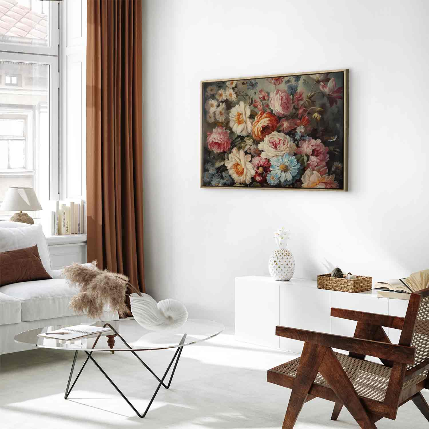 Garden Flower Scent Floral Canvas Print