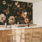 Rustic Garden Flowers Wall Mural