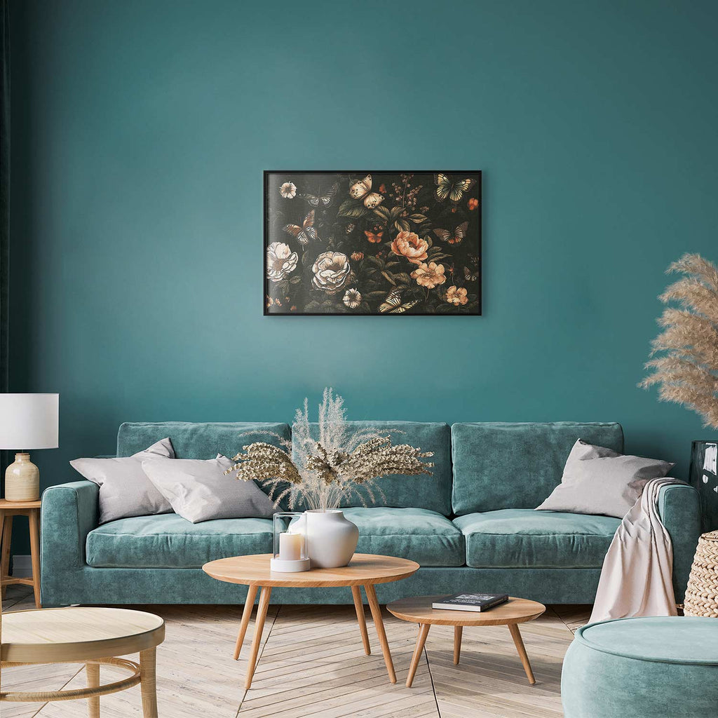 Rustic Garden Floral Poster