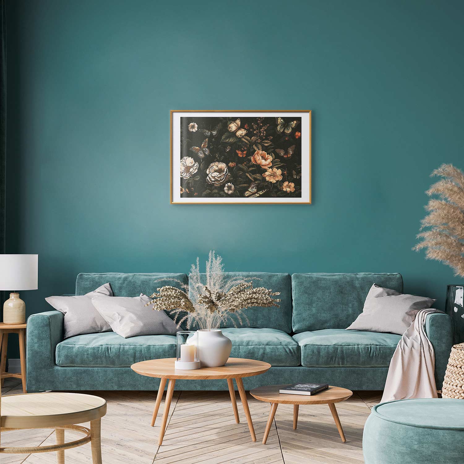 Rustic Garden Floral Poster