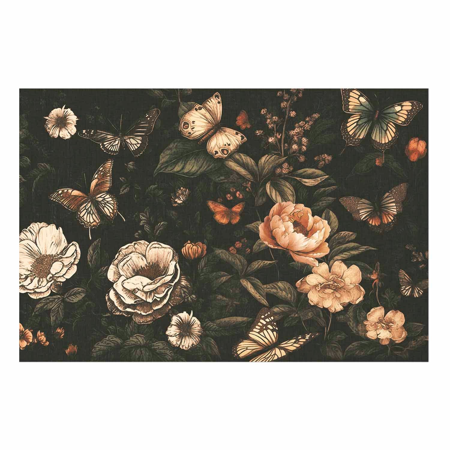 Rustic Garden Floral Poster