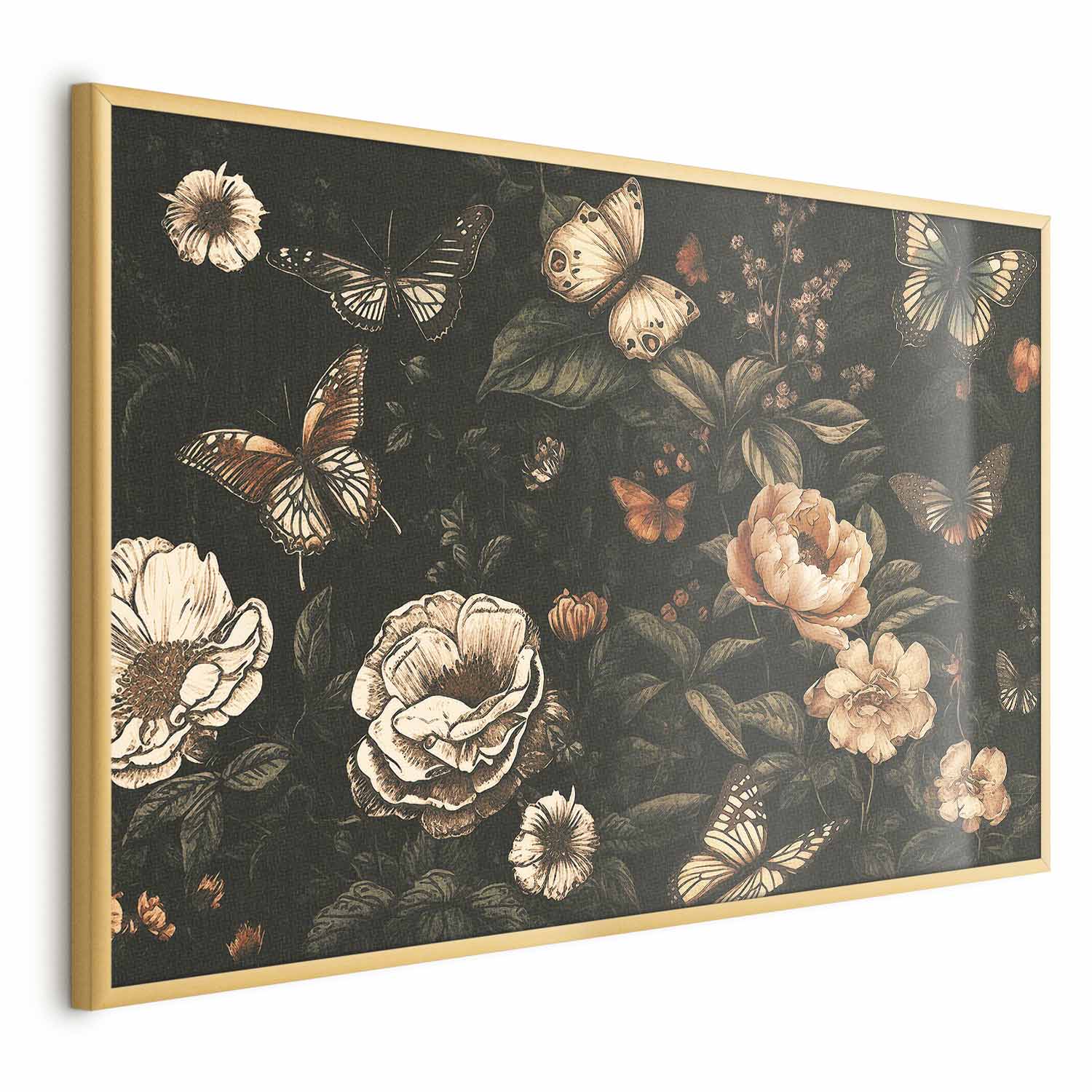 Rustic Garden Floral Poster