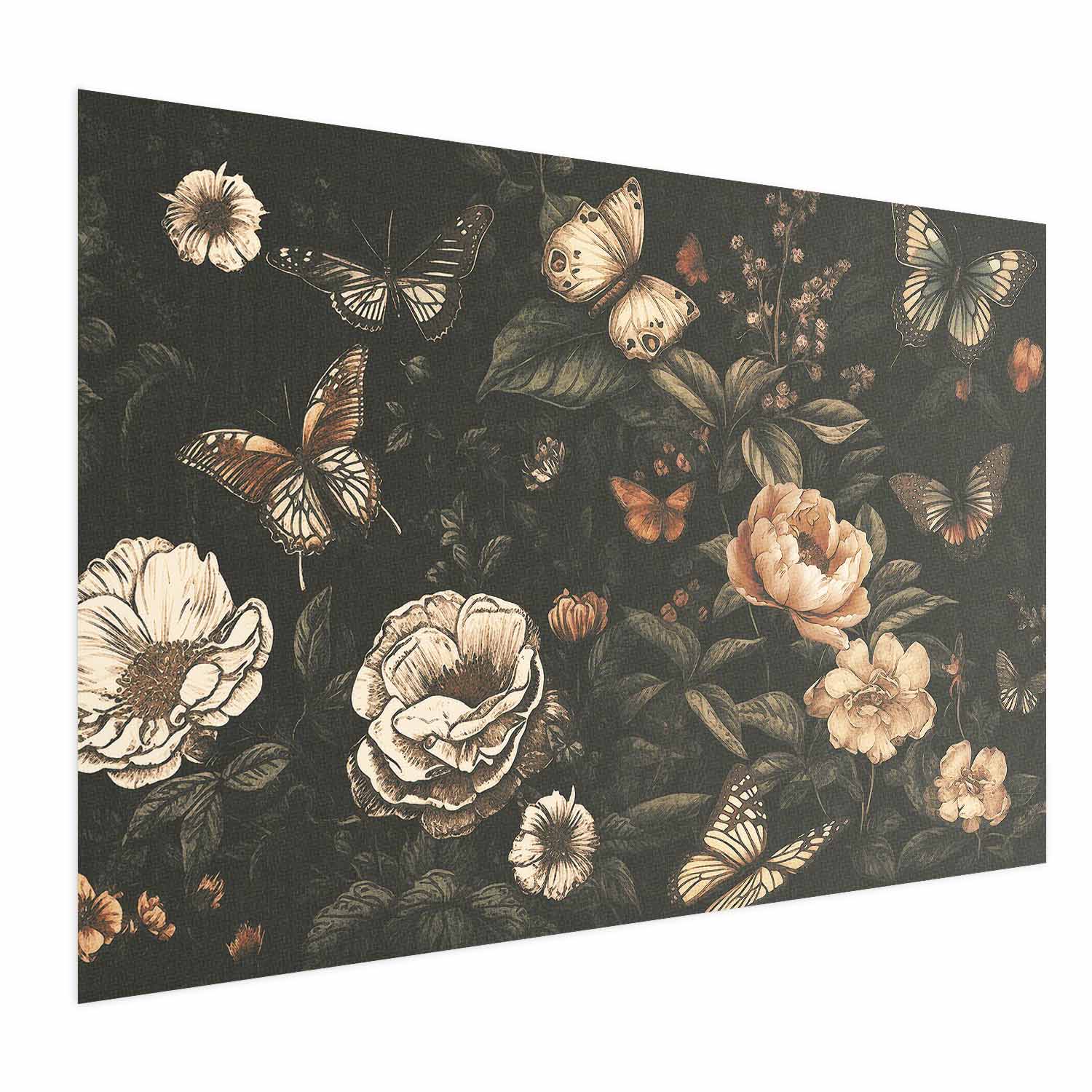 Rustic Garden Floral Poster