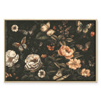 Rustic Garden Flowers Canvas Print
