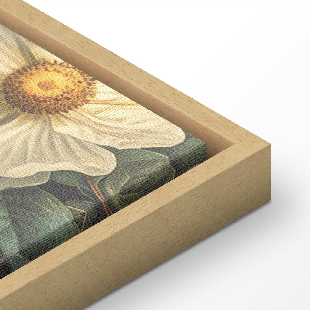 Vintage Flowers Birds and Butterflies Canvas Print