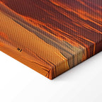 Warm Sunset Clouds Canvas Print