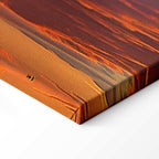 Warm Sunset Clouds Canvas Print