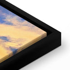Canvas Print Beautiful Sunset Clouds in Warm Shades