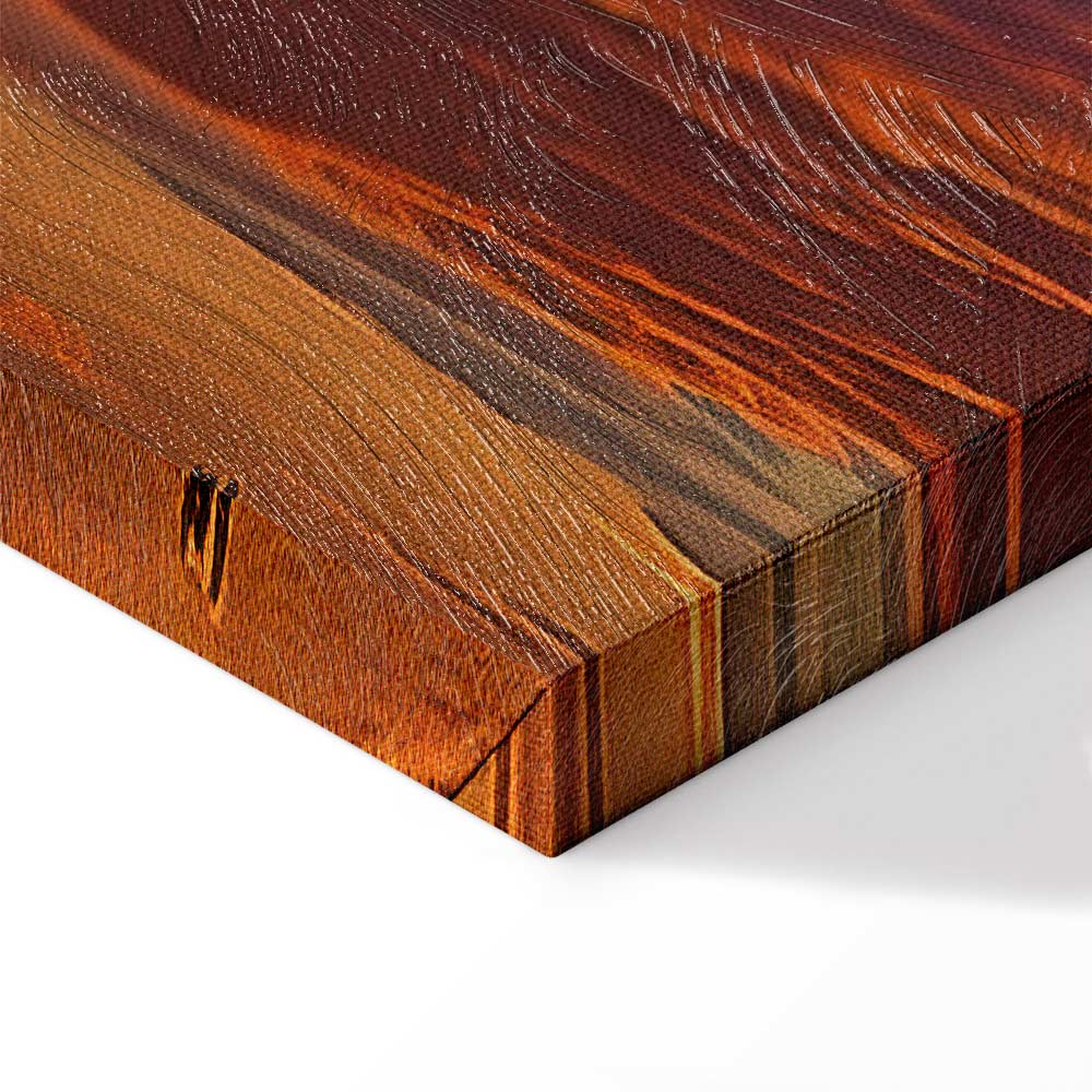 Warm Sunset Clouds Canvas Print