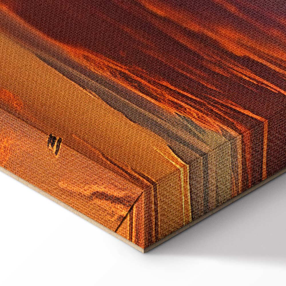 Warm Sunset Clouds Canvas Print