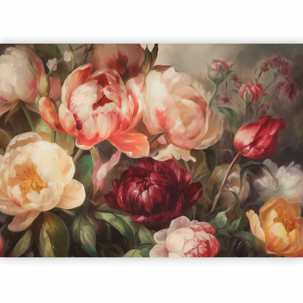 Charismatic Peonies Floral Wall Mural