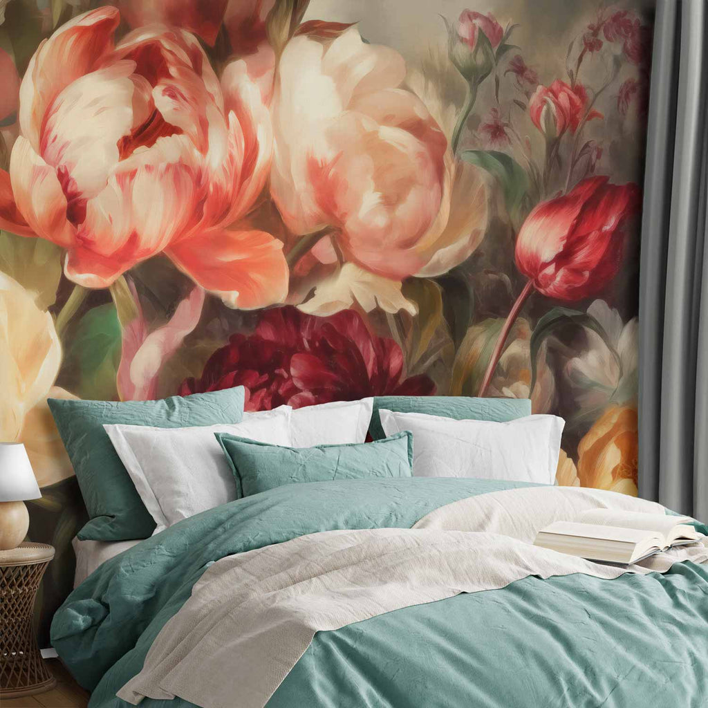 Charismatic Peonies Floral Wall Mural