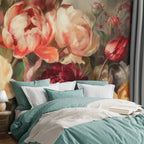 Charismatic Peonies Floral Wall Mural