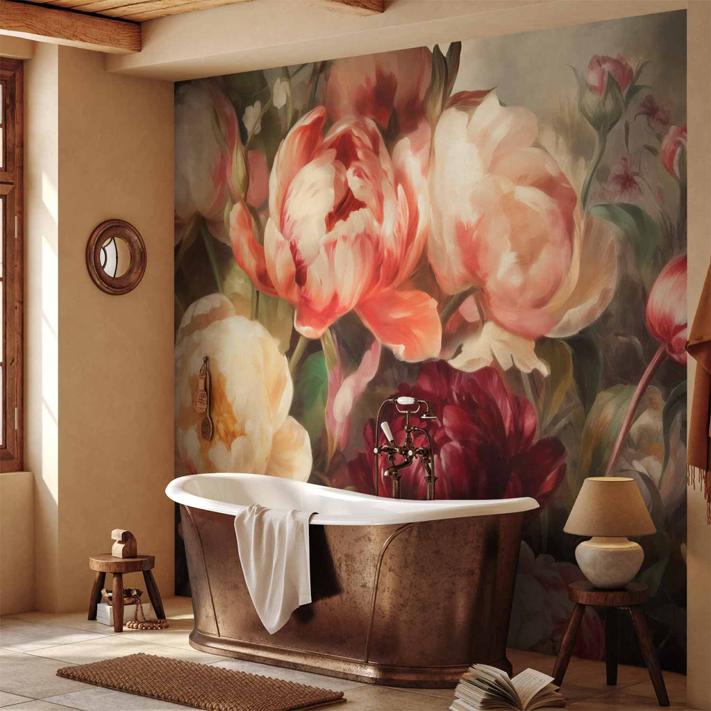 Charismatic Peonies Floral Wall Mural