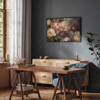 Charismatic Peonies Floral Canvas Print