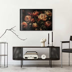 Blooming Tulips Baroque Floral Poster