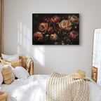 Blooming Tulips Floral Canvas Print