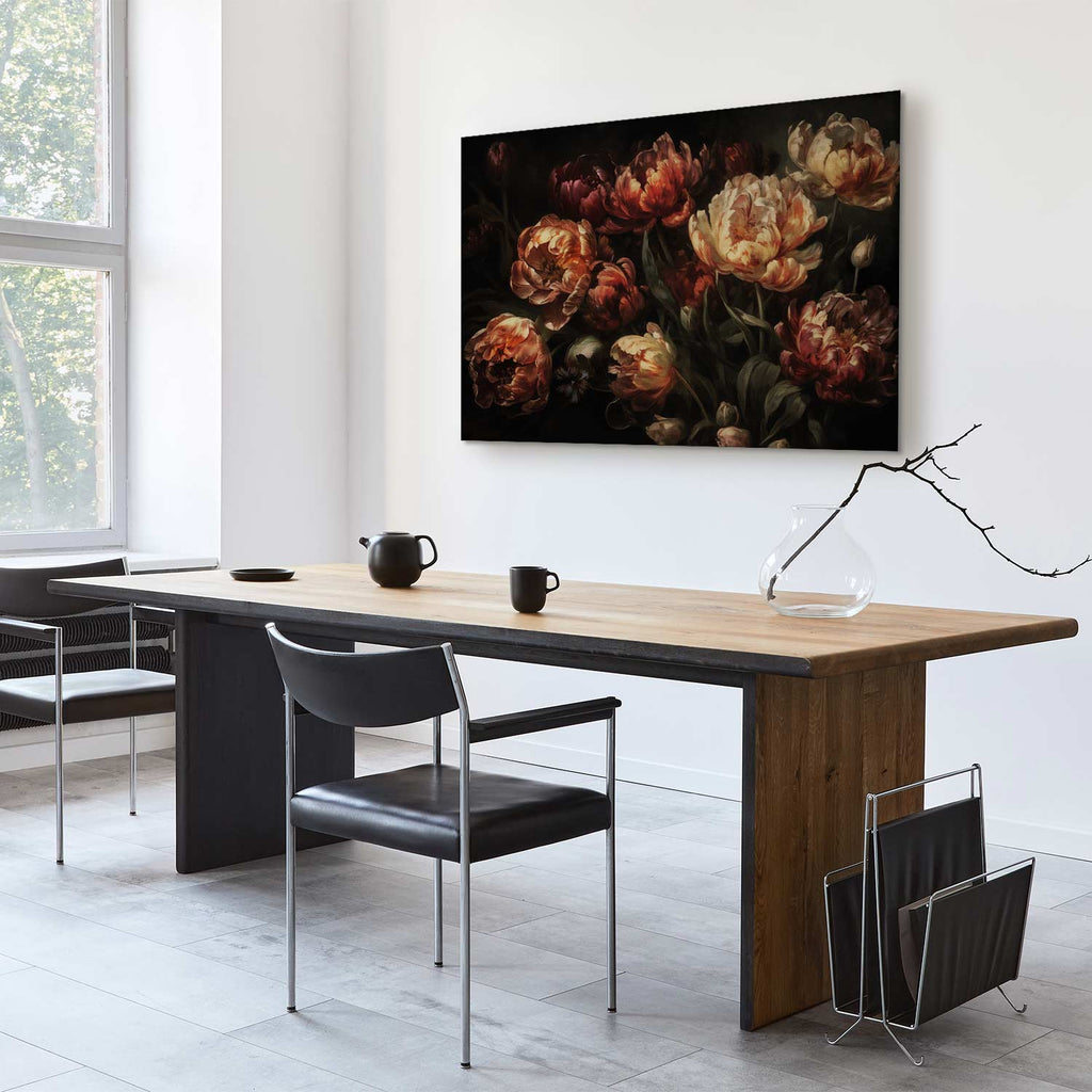 Blooming Tulips Floral Canvas Print