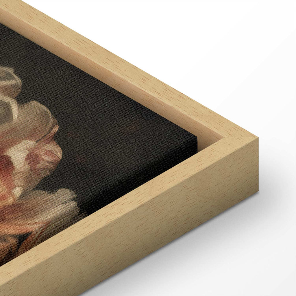 Blooming Tulips Floral Canvas Print