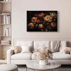 Blooming Tulips Floral Canvas Print
