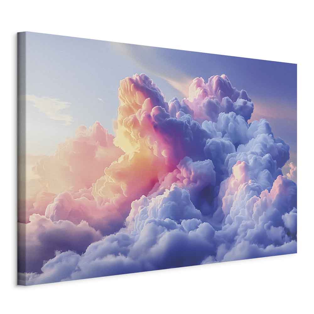 Canvas Print Clouds Like Painted Dawn Sky