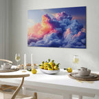 Painted Dawn Clouds Sky Canvas Print