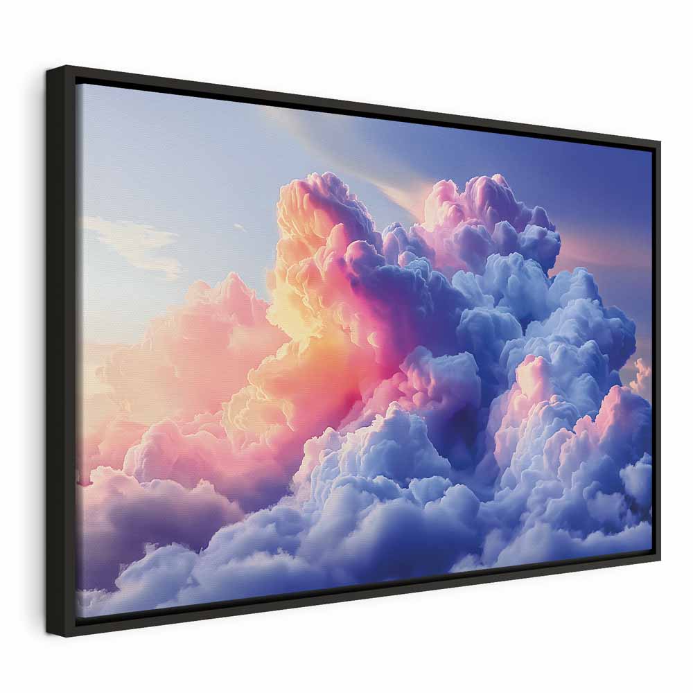 Canvas Print Clouds Like Painted Dawn Sky