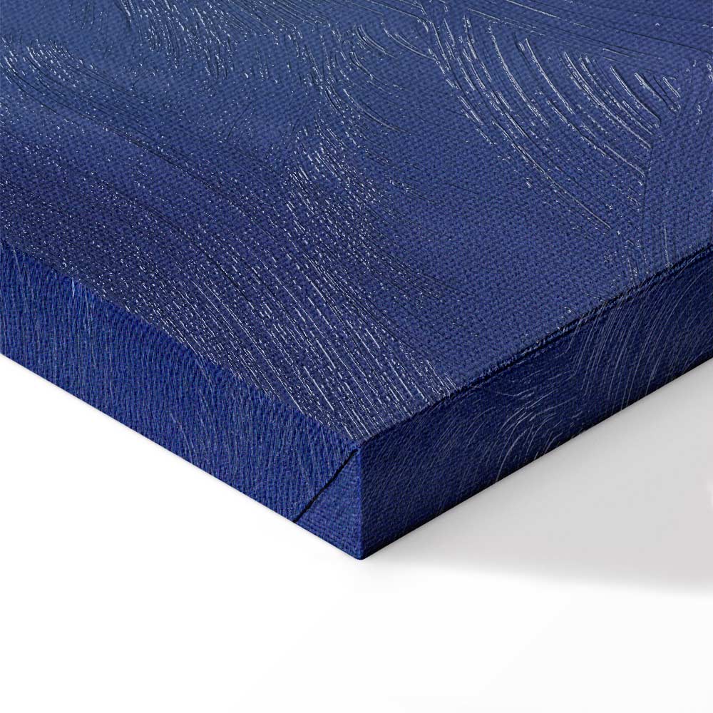 Sunset Over Cloudy Sea Multicolor Canvas Print