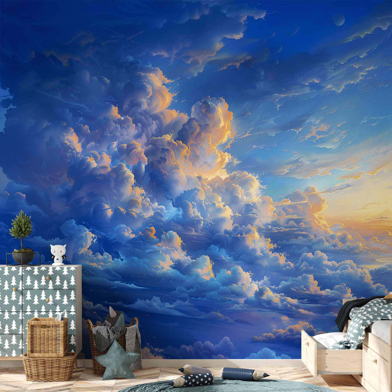 Wall Mural - Sky Clouds Canvas Art