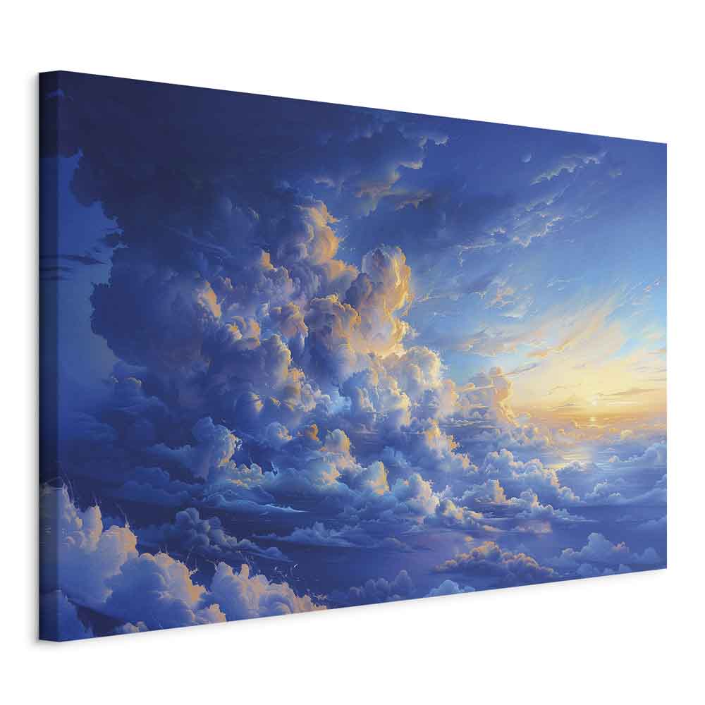 Canvas Print - When the Sky Becomes a Canvas: Nature in the Clouds