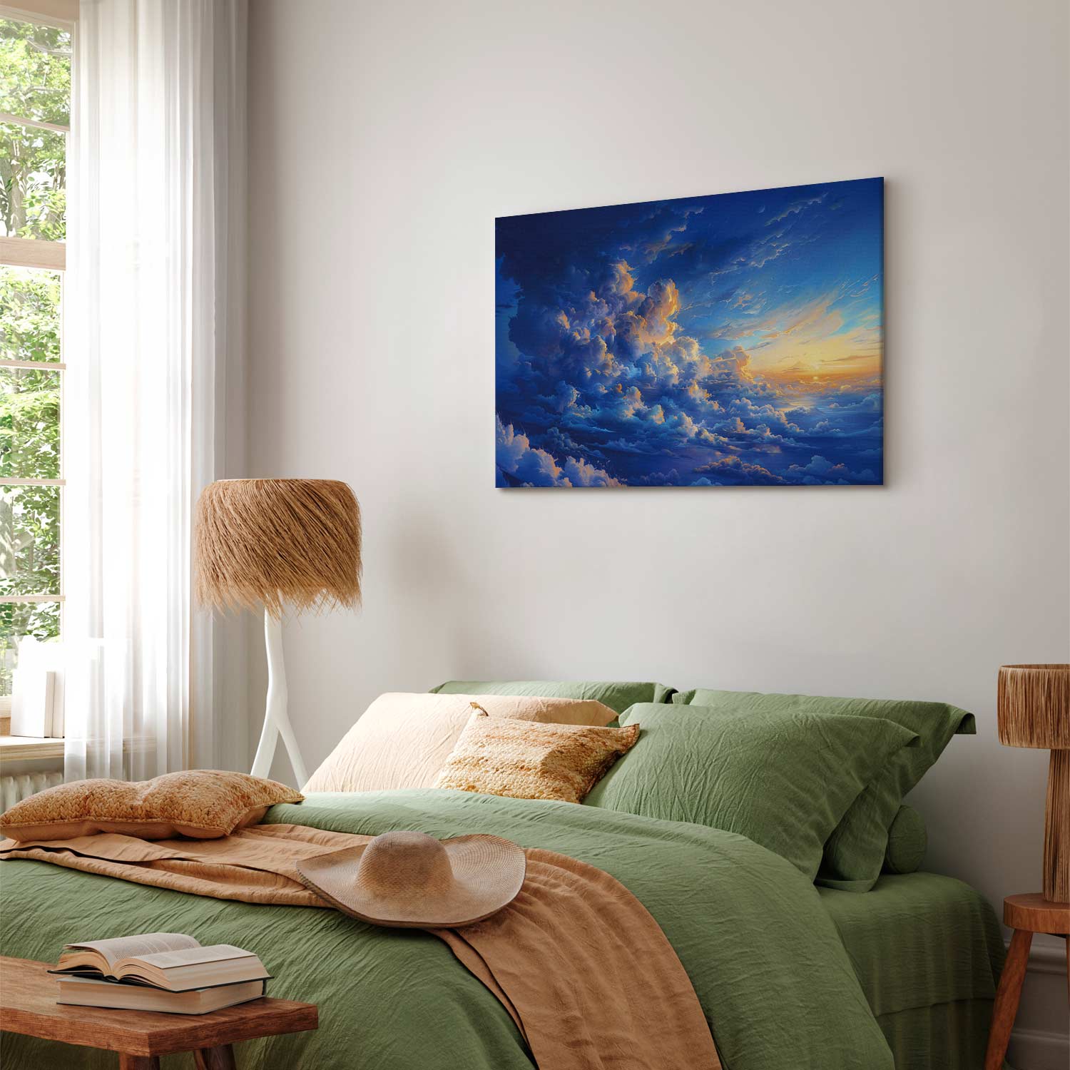 Dramatic Cloud Sky Nature Canvas Print